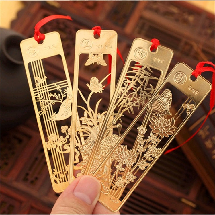 Vintage Beautiful Openwork Metal Bookmarks Students School Stationery