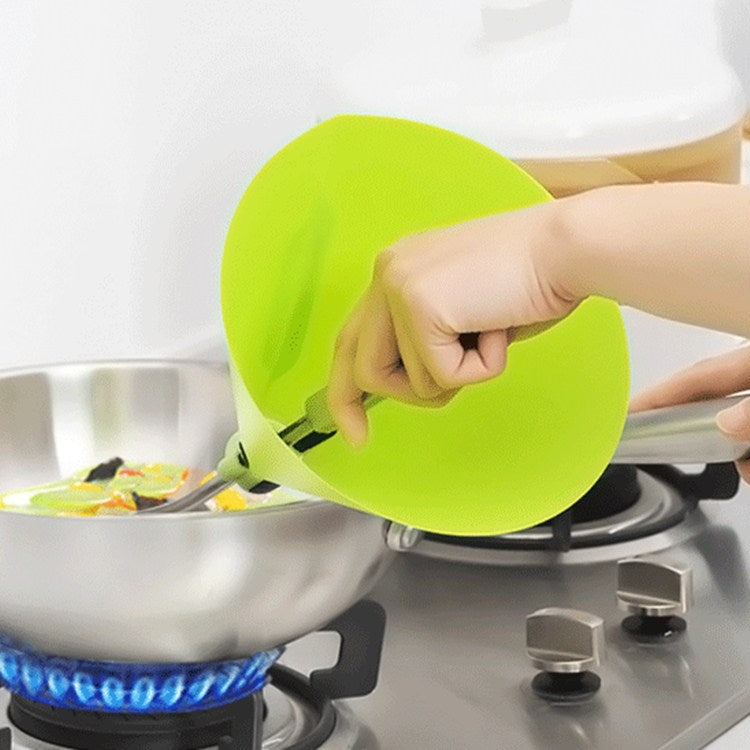 2 PCS Kitchen Tool Cooking Oil Splash And Scald Guard, Style:Shovel Version