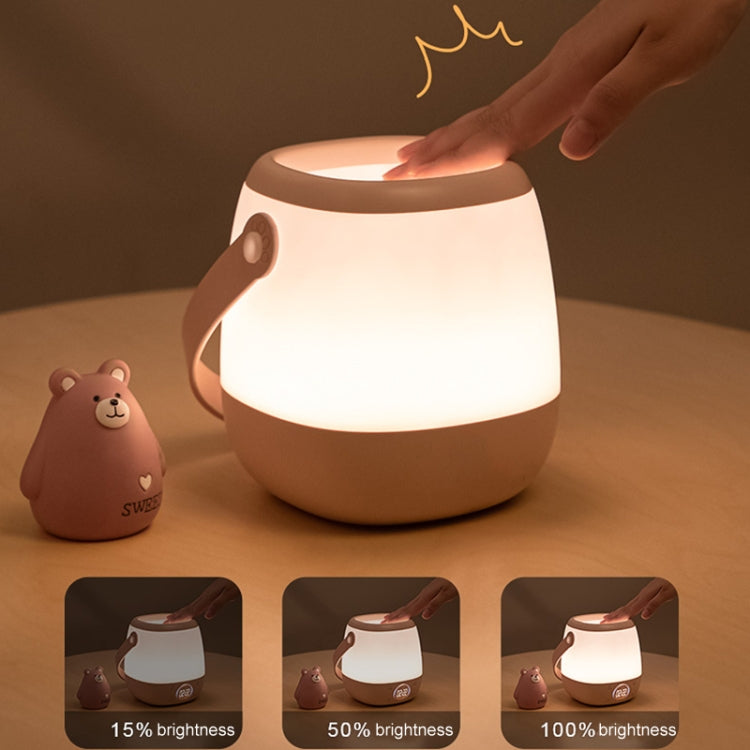 Energy-Saving Night Light Bedside Soft Light With Sleeping Atmosphere Light Portable Emergency Light, Style:Upgrade
