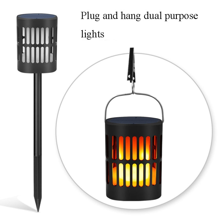 96 LEDs Solar Flame Lamp IP65 Waterproof Outdoor Courtyard Lawn Light