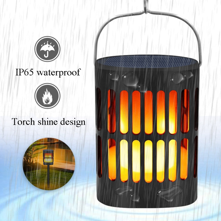 96 LEDs Solar Flame Lamp IP65 Waterproof Outdoor Courtyard Lawn Light