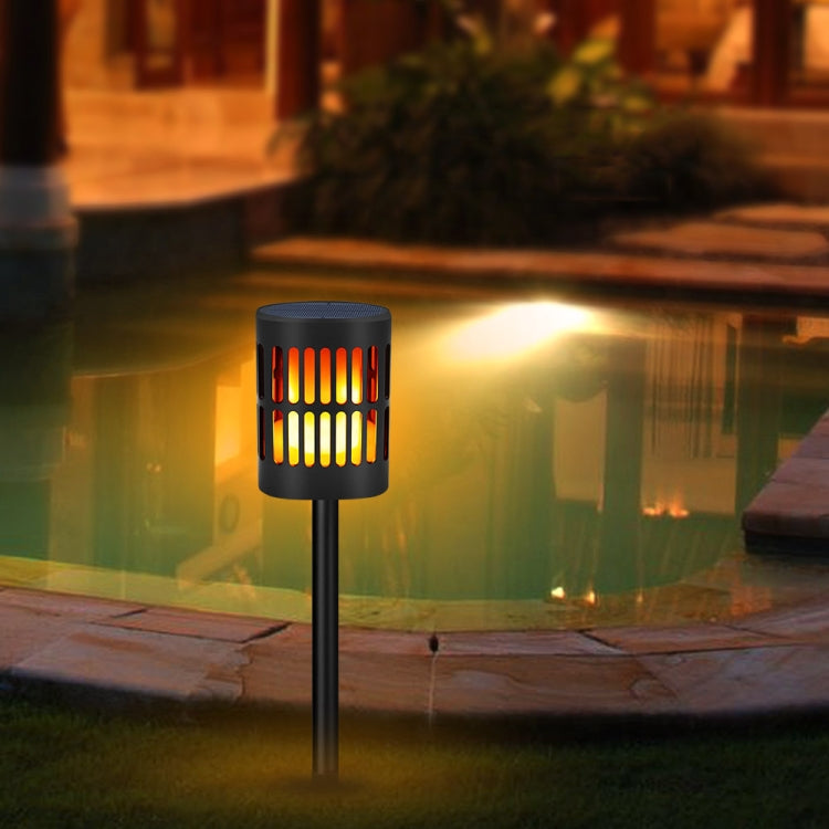 96 LEDs Solar Flame Lamp IP65 Waterproof Outdoor Courtyard Lawn Light