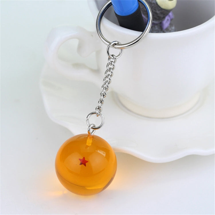 2 PCS Anime 7 Stars Balls 2.7cm PVC Figures Toys Keychain
