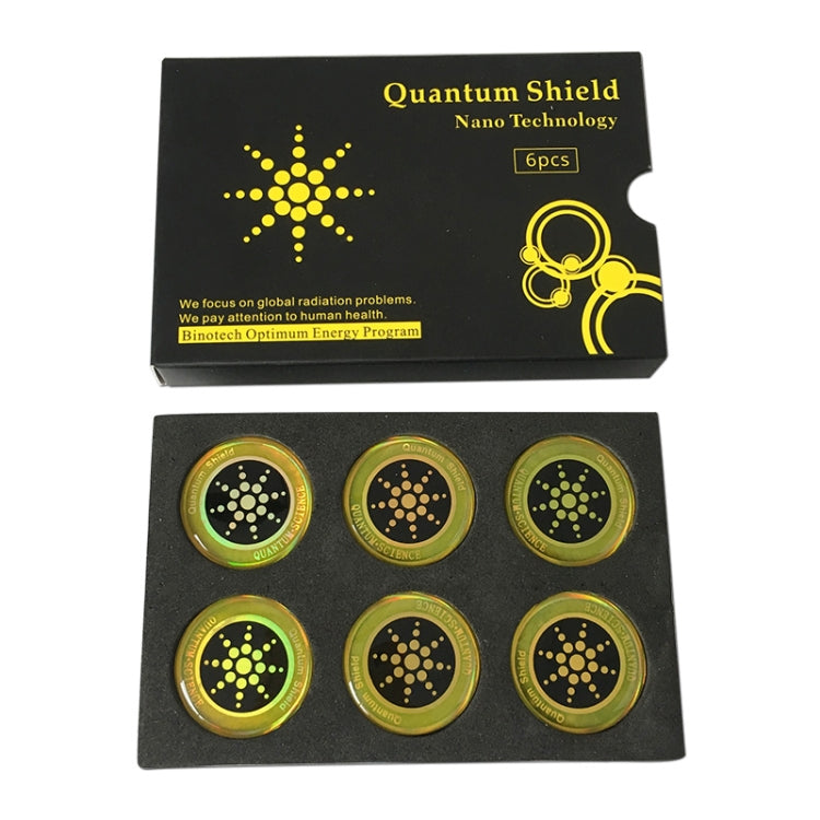10PCS Quantum Shield Mobile Phone Sticker For Cell Phone Anti Radiation Protection from EMF Anti-Radiation