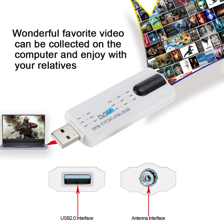 DVB-T-05 USB 2.0 DVB-T2/DVB-T Digital TV Receiver