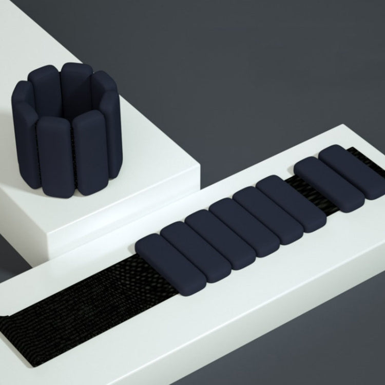 A Pair Yoga Running Fitness Training Weight-bearing Wristband Silicone Weight-bearing Bracelet