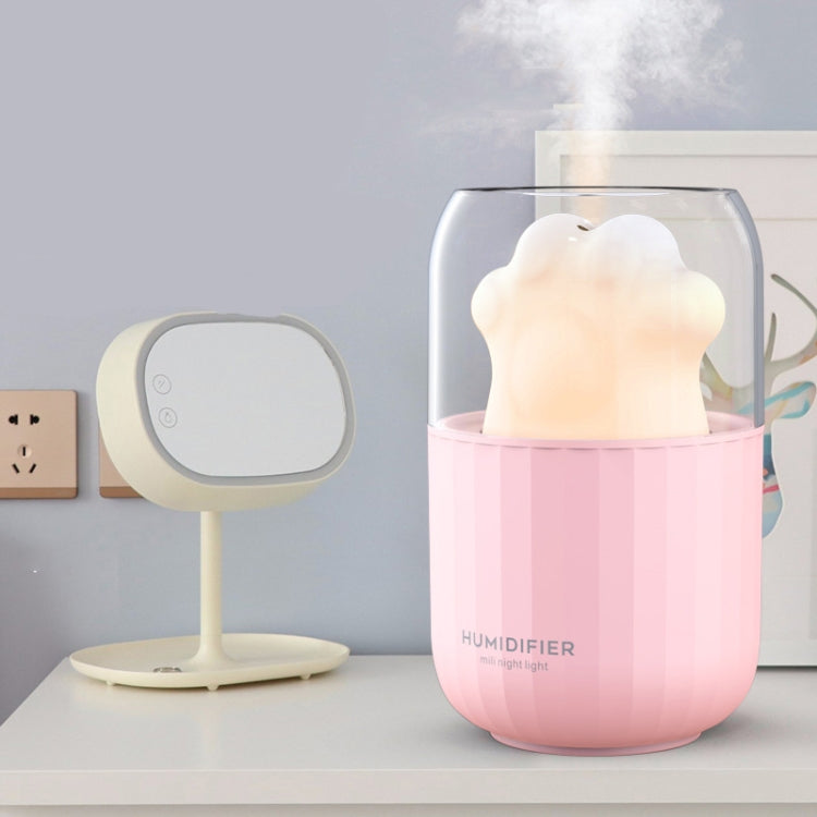 Cat Claw Shape Aromatherapy Nano Atomizer Automatic Alcohol Sprayer USB Colorful Night Light Mini Air Humidifier