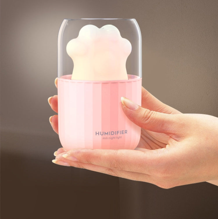 Cat Claw Shape Aromatherapy Nano Atomizer Automatic Alcohol Sprayer USB Colorful Night Light Mini Air Humidifier
