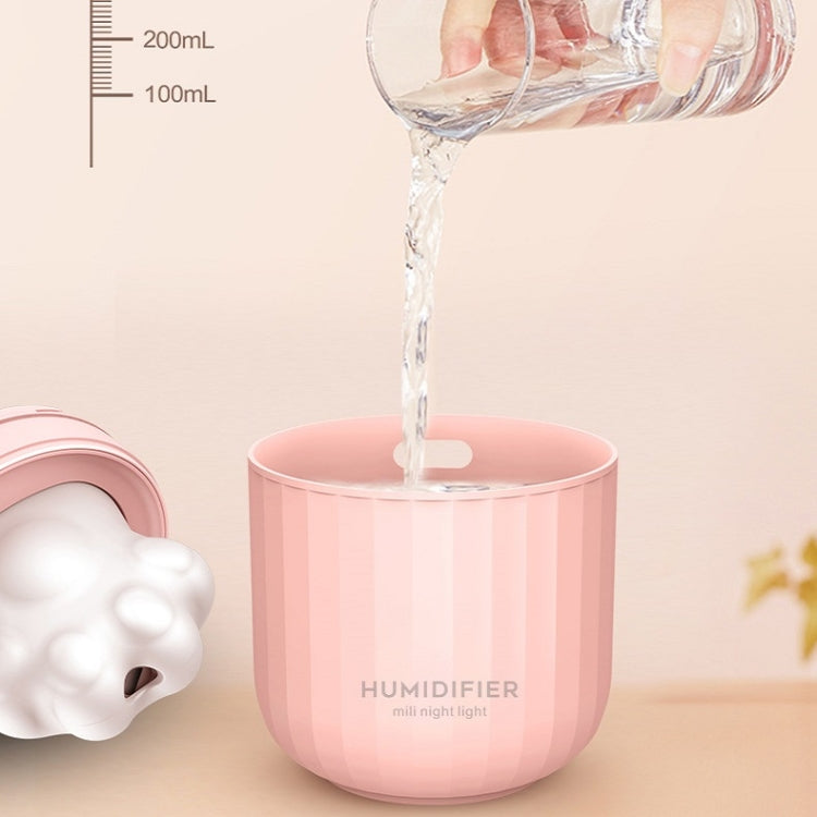 Cat Claw Shape Aromatherapy Nano Atomizer Automatic Alcohol Sprayer USB Colorful Night Light Mini Air Humidifier