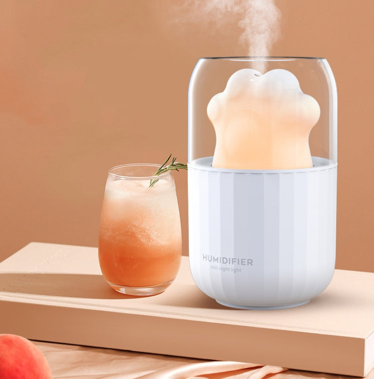 Cat Claw Shape Aromatherapy Nano Atomizer Automatic Alcohol Sprayer USB Colorful Night Light Mini Air Humidifier