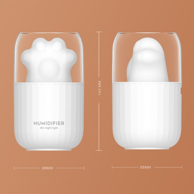 Cat Claw Shape Aromatherapy Nano Atomizer Automatic Alcohol Sprayer USB Colorful Night Light Mini Air Humidifier