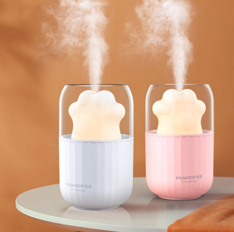 Cat Claw Shape Aromatherapy Nano Atomizer Automatic Alcohol Sprayer USB Colorful Night Light Mini Air Humidifier
