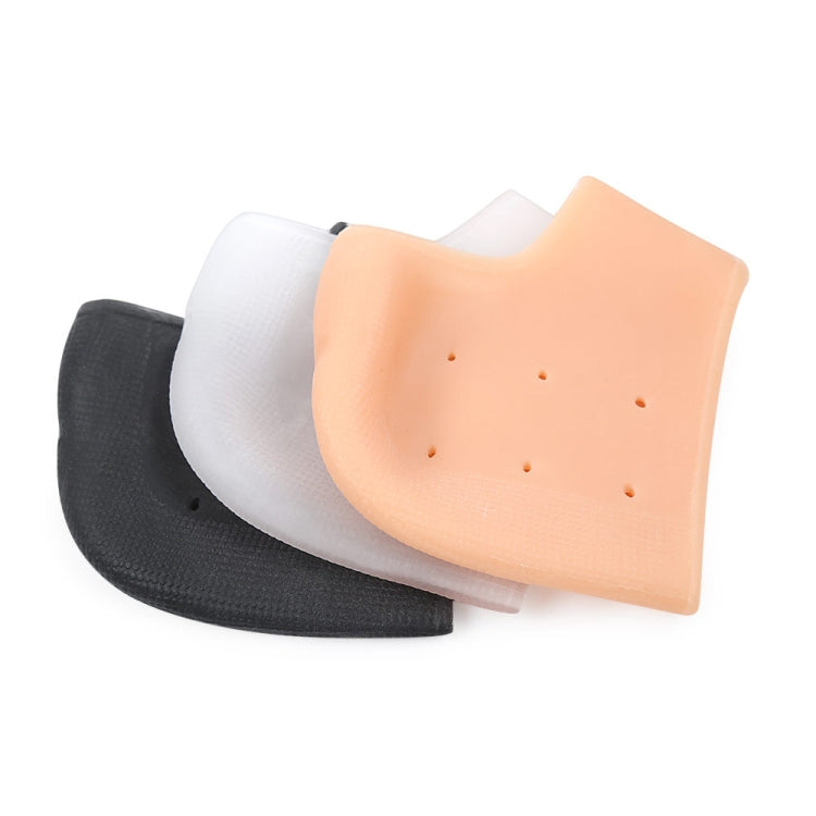 10 Pairs Silicone Anti-Crack Heel Cover, Random Color Delivery(Free Size)