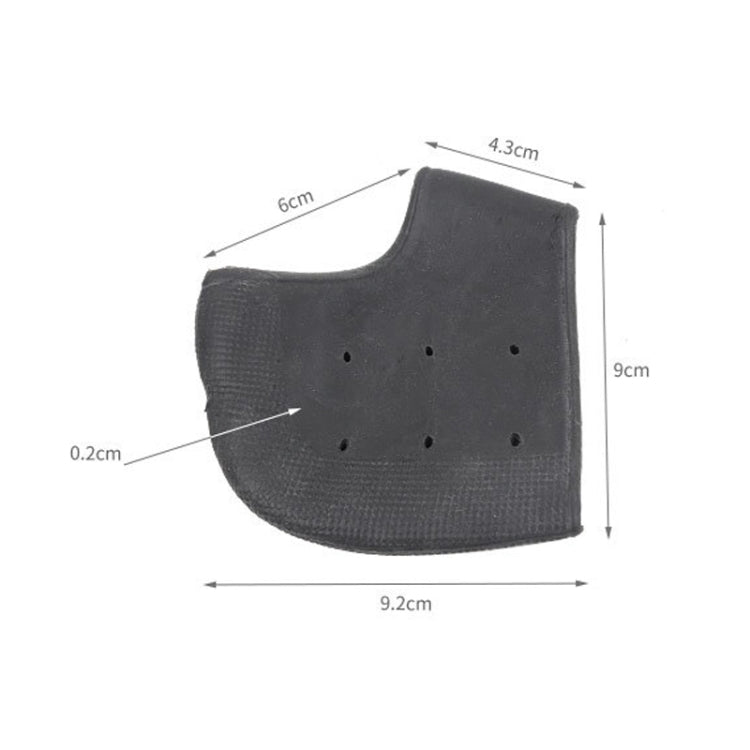 10 Pairs Silicone Anti-Crack Heel Cover, Random Color Delivery(Free Size)