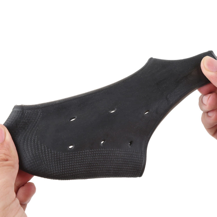 10 Pairs Silicone Anti-Crack Heel Cover, Random Color Delivery(Free Size)