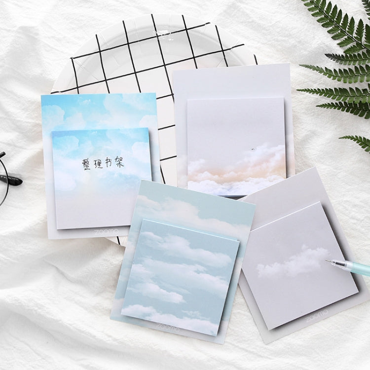 5 PCS Weather Series Cute Memo Pad Sticky Notes Bookmark