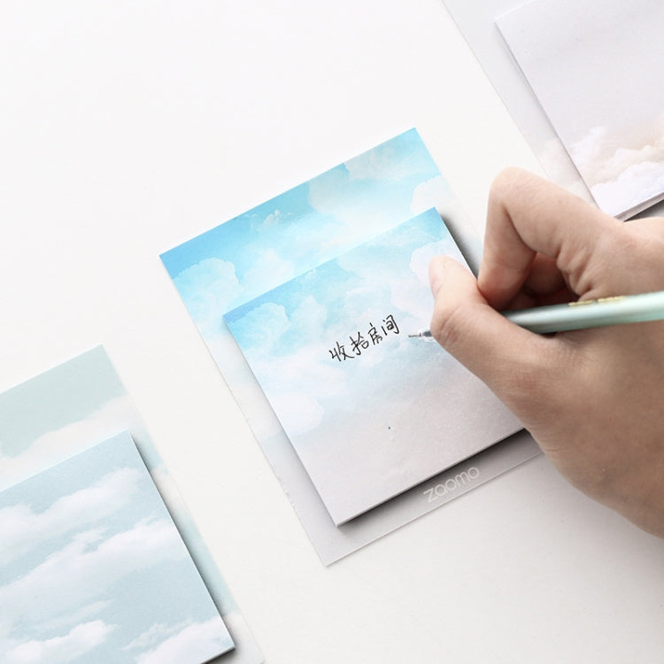 5 PCS Weather Series Cute Memo Pad Sticky Notes Bookmark