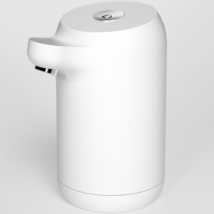 Automatic Electric Water Pump Button Dispenser USB Charging Gallon Bottle Drinking Press Water Pumping Device, Color:White
