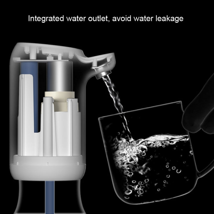 Automatic Electric Water Pump Button Dispenser USB Charging Gallon Bottle Drinking Press Water Pumping Device, Color:Green