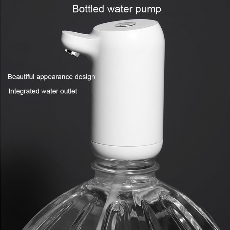 Automatic Electric Water Pump Button Dispenser USB Charging Gallon Bottle Drinking Press Water Pumping Device, Color:Gold