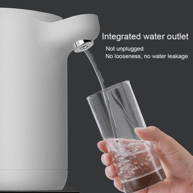 Automatic Electric Water Pump Button Dispenser USB Charging Gallon Bottle Drinking Press Water Pumping Device, Color:Gold
