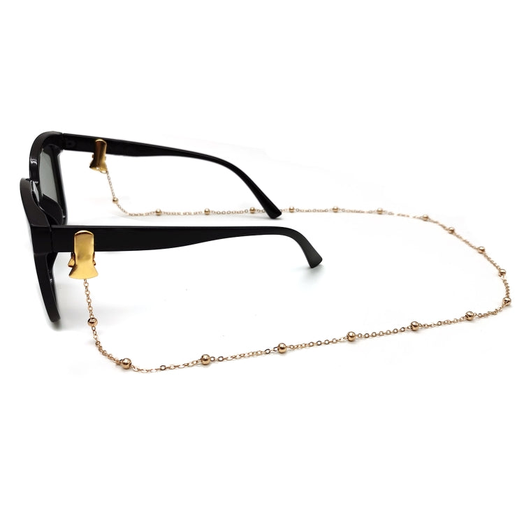 4 PCS Clip Style Mask Lanyard Chain Glasses Anti-Lost Decorative Rope, Style:Round Snake Chain