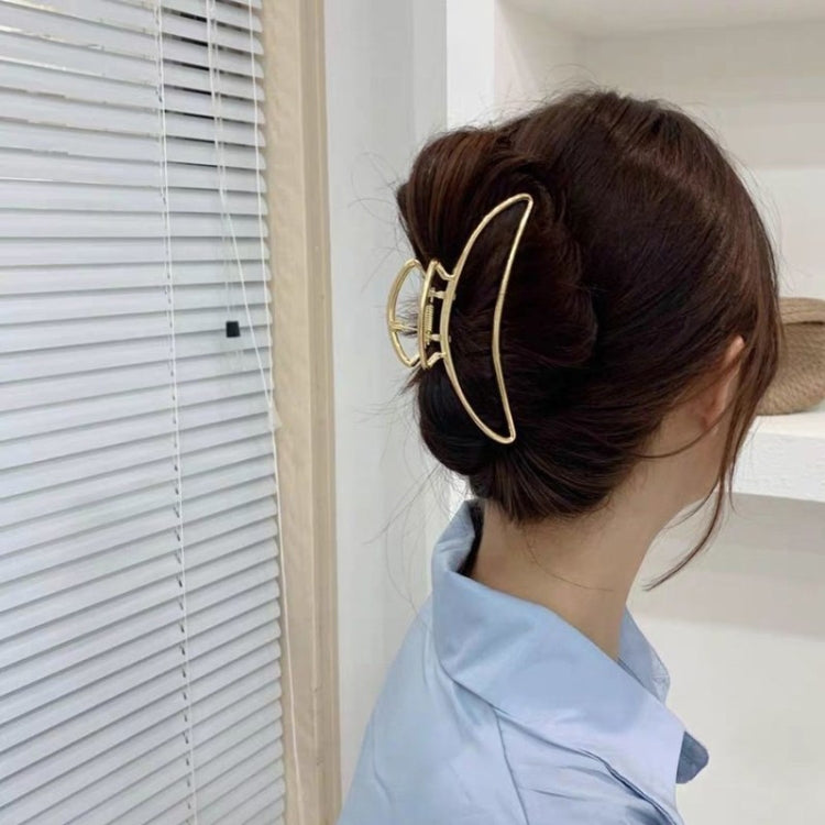 2 PCS All-Match Plate Hairpin Hair Accessories Random Color Delivery, Style:Crescent