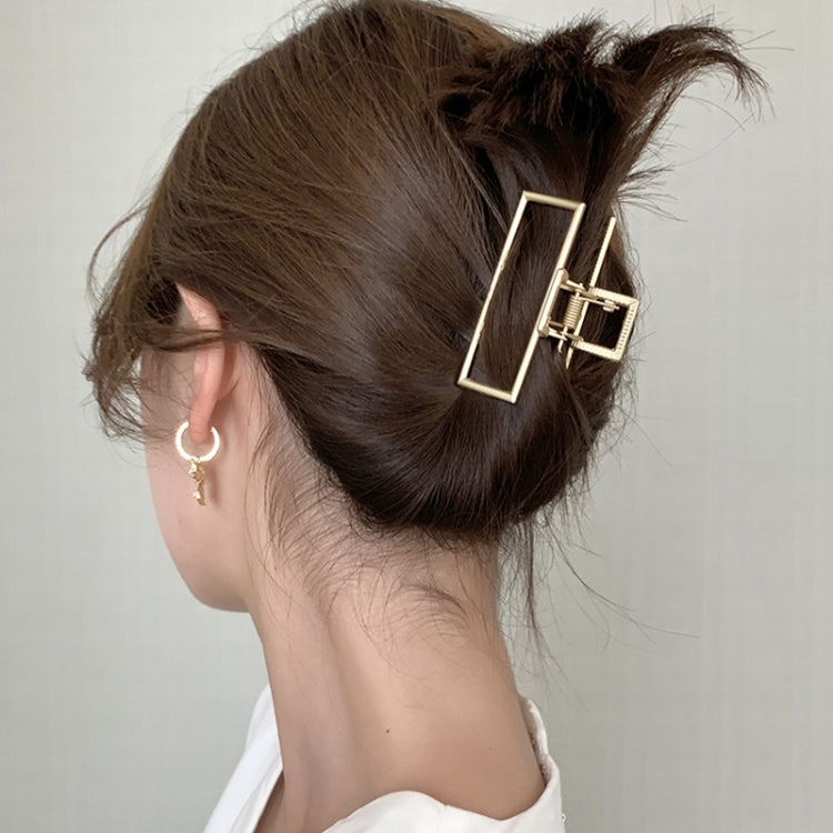2 PCS All-Match Plate Hairpin Hair Accessories Random Color Delivery, Style:Square