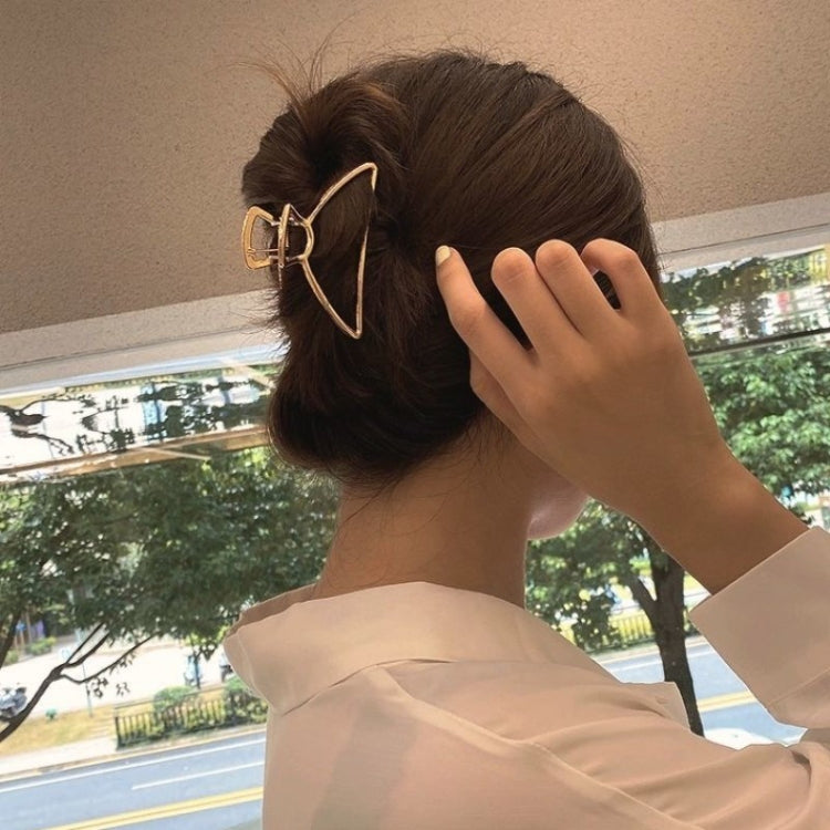 2 PCS All-Match Plate Hairpin Hair Accessories Random Color Delivery, Style:Triangle