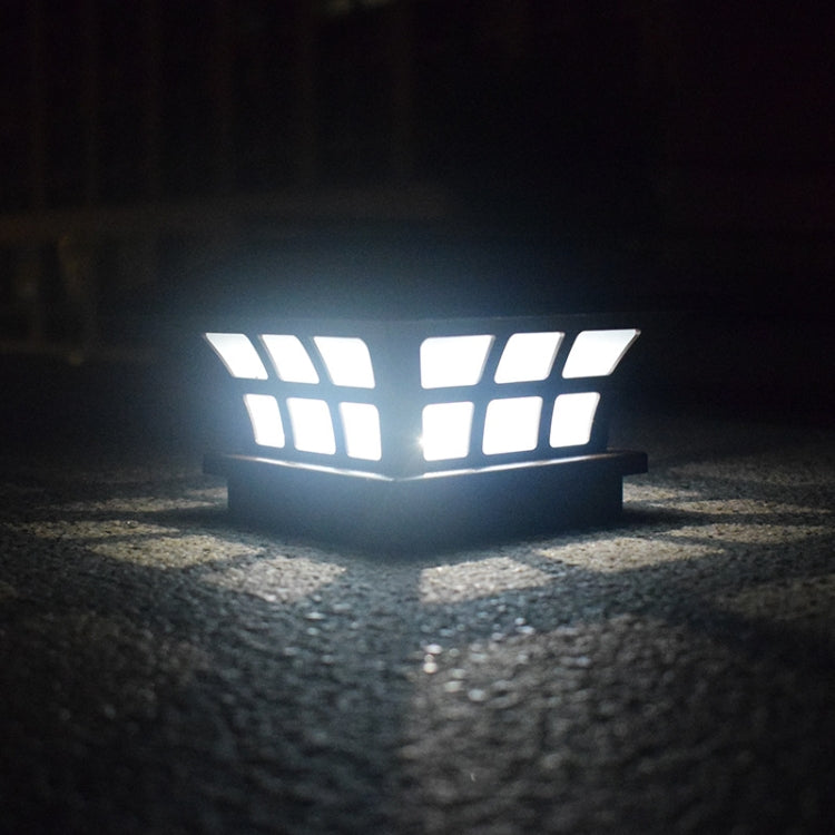 Solar Coffee Column Head Lamp Outdoor Waterproof Decorative Wall Lamp