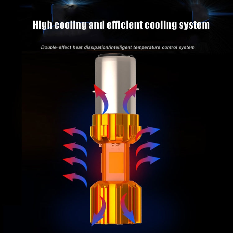 2 PCS CS-1168 DC10-85V/1200LM/10W Motorcycle LED Luminous Headlights, Style:Two Sides