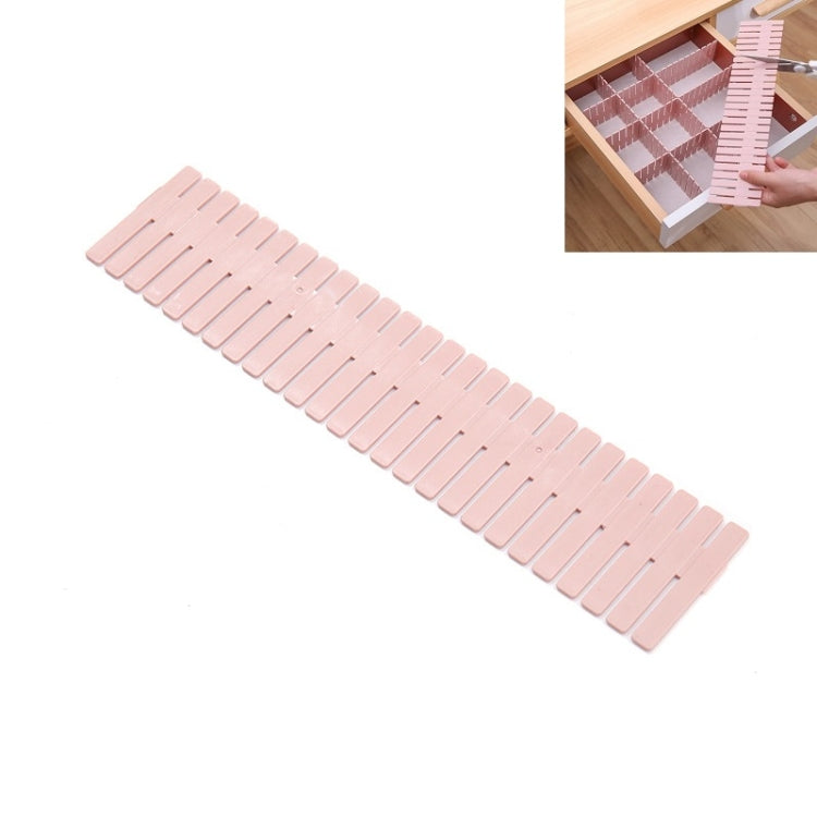 5 PCS Plastic Drawer Divider Free Combination Classification Storage Board, Specification: 37x7cm