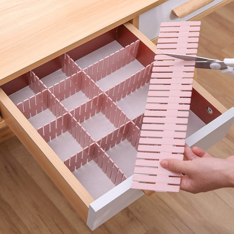 5 PCS Plastic Drawer Divider Free Combination Classification Storage Board, Specification: 37x7cm