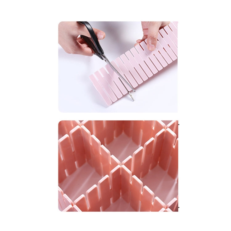 5 PCS Plastic Drawer Divider Free Combination Classification Storage Board, Specification: 37x7cm