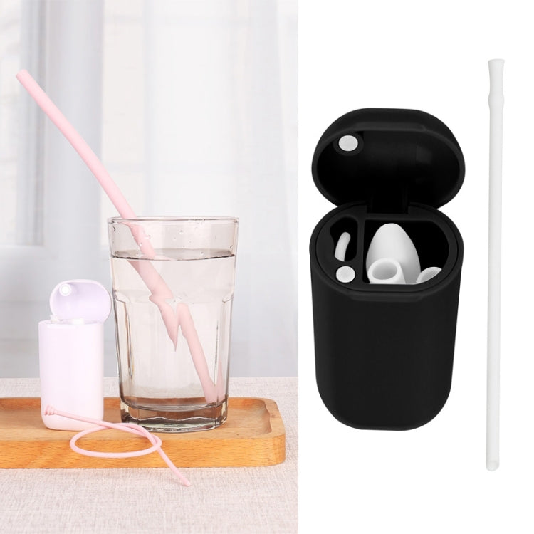 3 PCS Portable Foldable Collapsible Reusable Silicone Drinking Straw Outdoor Household Drinking Tool, Straw Size: 230x8mm, Sytle:Section Node Straw