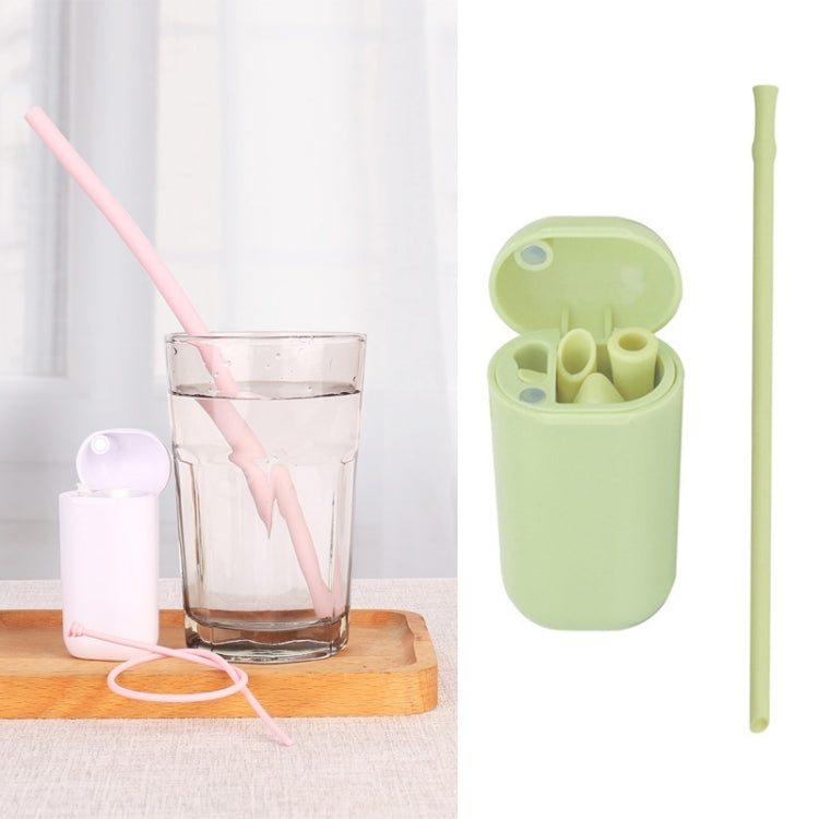3 PCS Portable Foldable Collapsible Reusable Silicone Drinking Straw Outdoor Household Drinking Tool, Straw Size: 230x8mm, Sytle:Section Node Straw