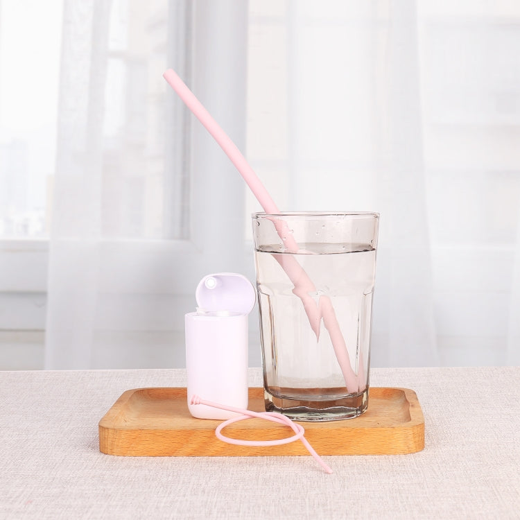 3 PCS Portable Foldable Collapsible Reusable Silicone Drinking Straw Outdoor Household Drinking Tool, Straw Size: 230x8mm, Sytle:Section Node Straw