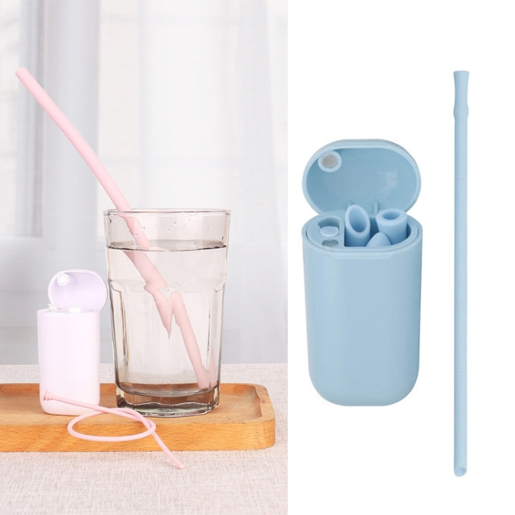 3 PCS Portable Foldable Collapsible Reusable Silicone Drinking Straw Outdoor Household Drinking Tool, Straw Size: 230x8mm, Sytle:Section Node Straw