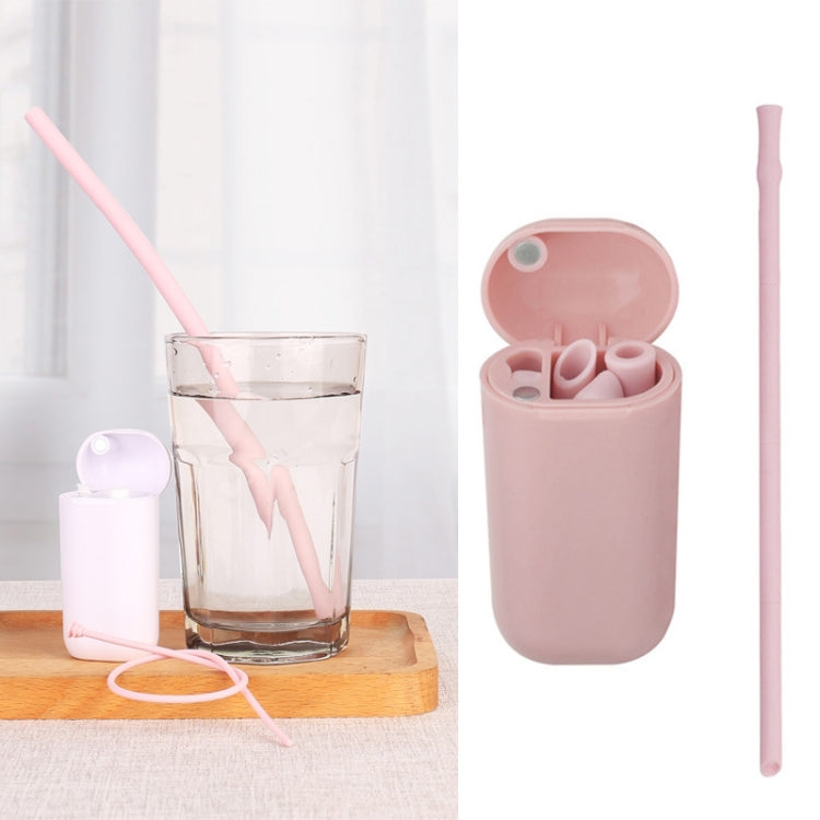 3 PCS Portable Foldable Collapsible Reusable Silicone Drinking Straw Outdoor Household Drinking Tool, Straw Size: 230x8mm, Sytle:Section Node Straw