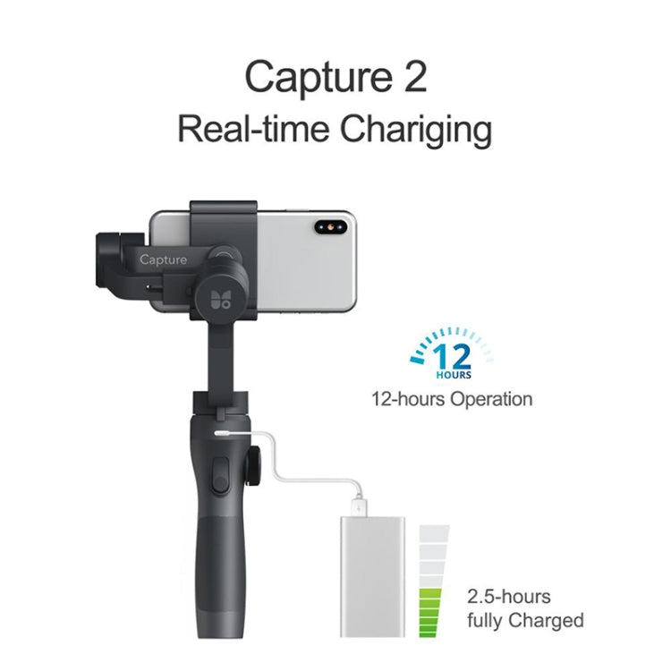 Smart Face Tracking Vibrato Live Broadcast Anti-Shake Selfie Stick Handheld Gimbal Three-Axis Stabilizer, Style:With Storage Bag
