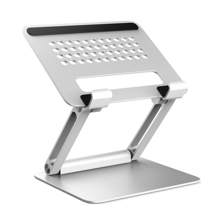 L02 Lazy Desktop Lifting Folding Tablet Phone Aluminum Alloy Stand Suitable For Tablets Within 13.3 Inches(Silver)