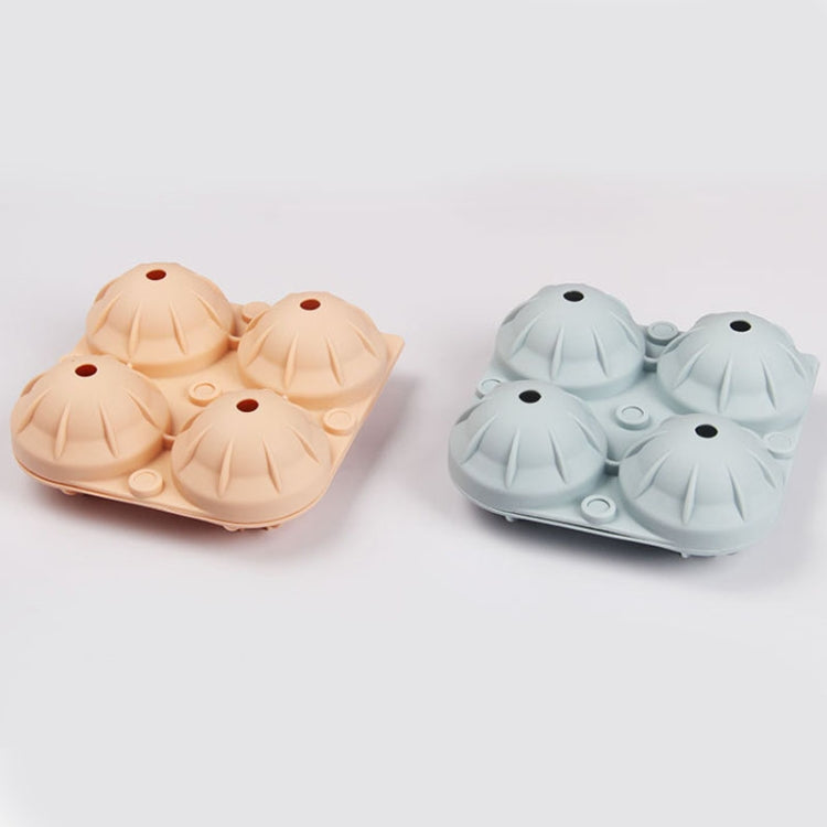 2 PCS Silicone 4-Hole Ice Ball Mold  Ice Tray