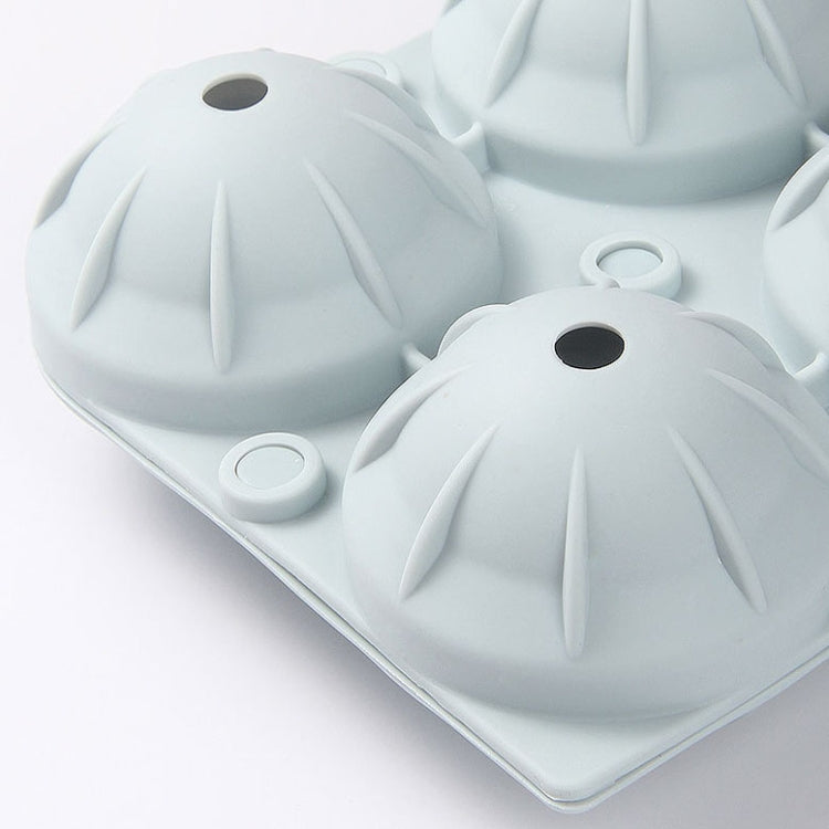 2 PCS Silicone 4-Hole Ice Ball Mold  Ice Tray