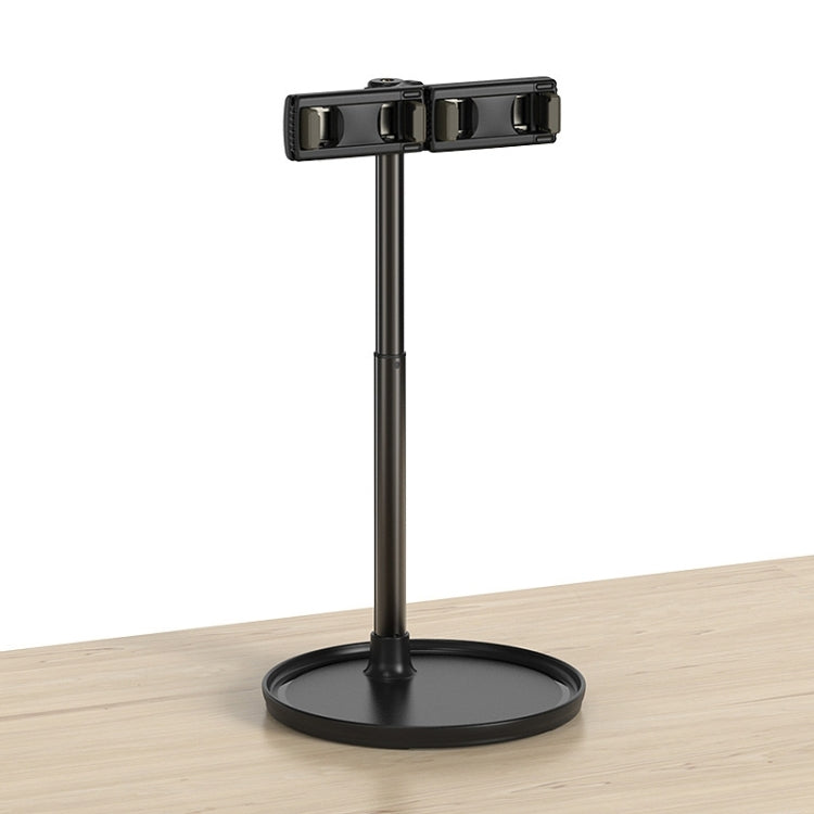 Lazy Desktop Mobile Phone Tablet Universal Non-Slip Telescopic Multi-Camera Live Stand, Style:Z2 Dual-position