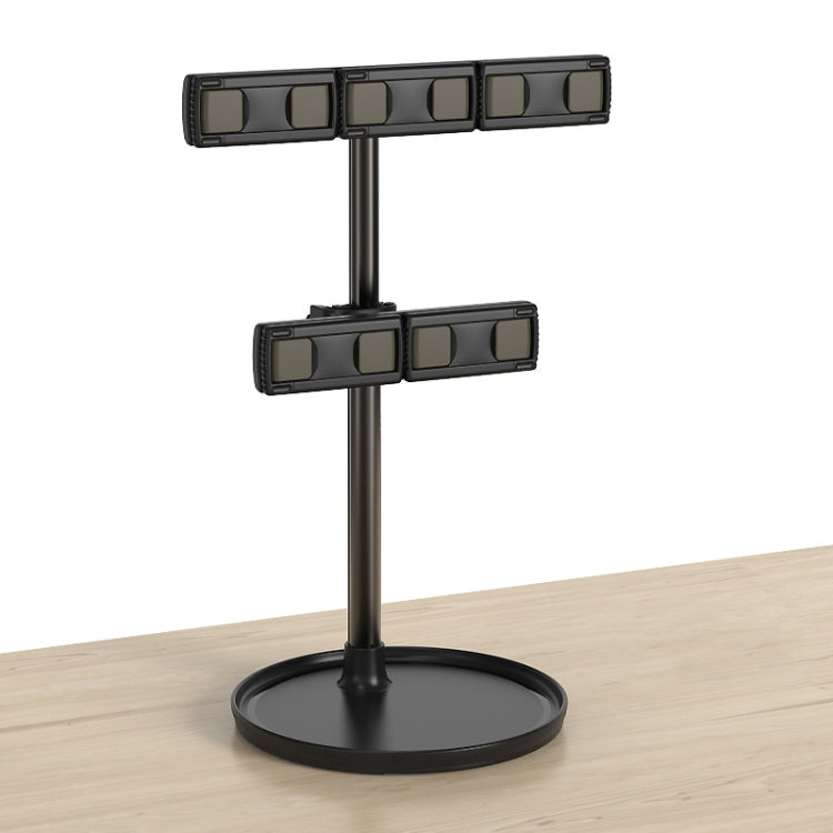 Lazy Desktop Mobile Phone Tablet Universal Non-Slip Telescopic Multi-Camera Live Stand, Style:Z3+C2 Five Cameras