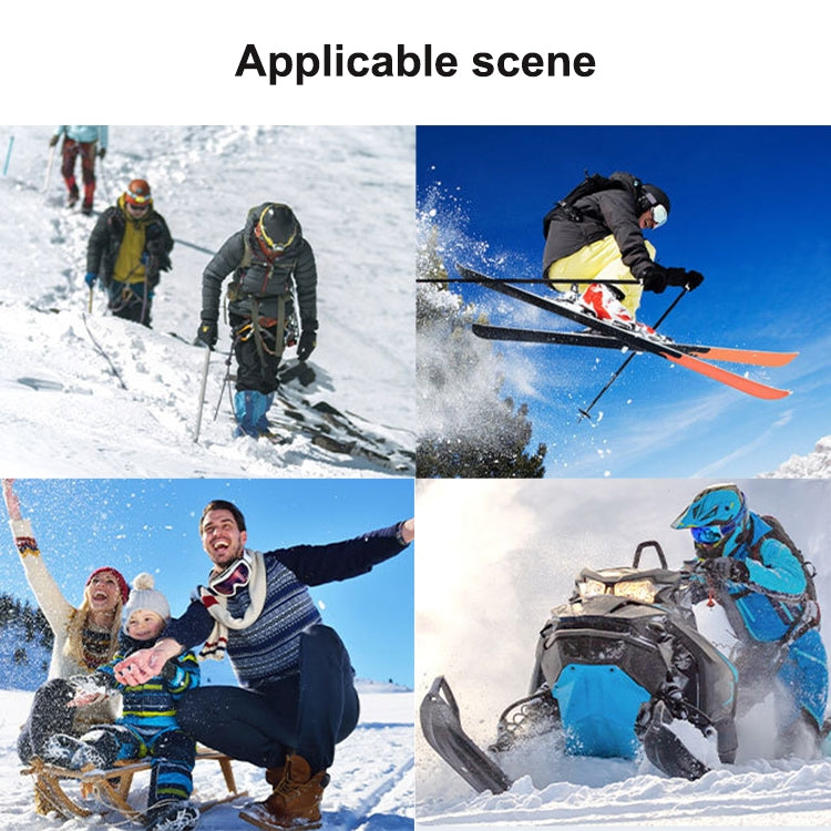 Winter Thermal Ski Gloves Outdoor Waterproof Velvet Gloves Thickening Touch Screen Motorcycle Gloves, Size: XL