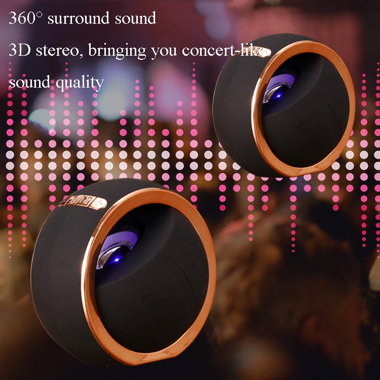 MMS-33 Wireless Bluetooth Speaker Fashion Subwoofer Colorful Light Audio