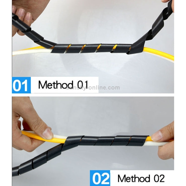 Wire Protection Tape Insulated Winding Tube, Model: 14mm  / 5m Length