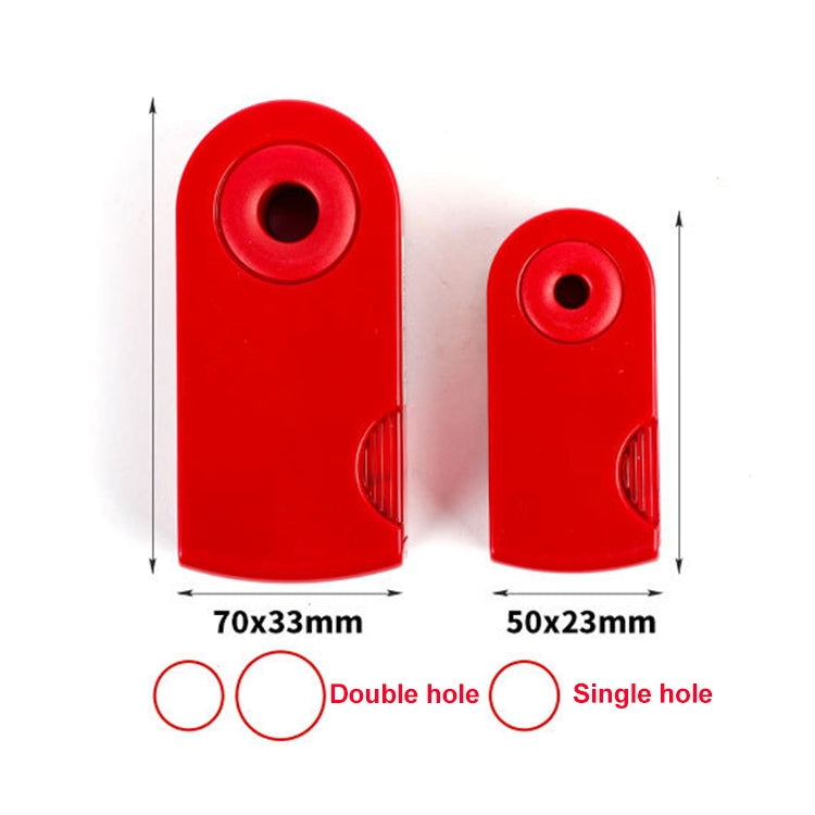 2 PCS Manual Push Pull Pencil Sharpener Single Hole Double Hole Multi-functional Office Stationery