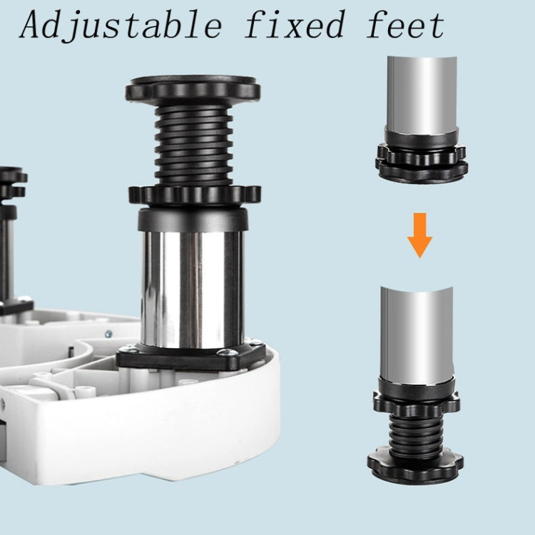 Round Air Conditioner Base Stainless Steel Stretchable Heightening Bracket, Specification:4-Legs Highten 10cm